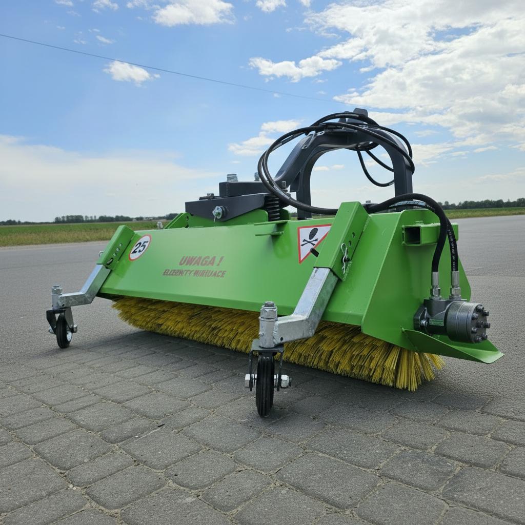 Zamiatarka uliczna Abra IGA Mini – 120 / 135 / 150 cm, do Kubota, Ursus, ISEKI