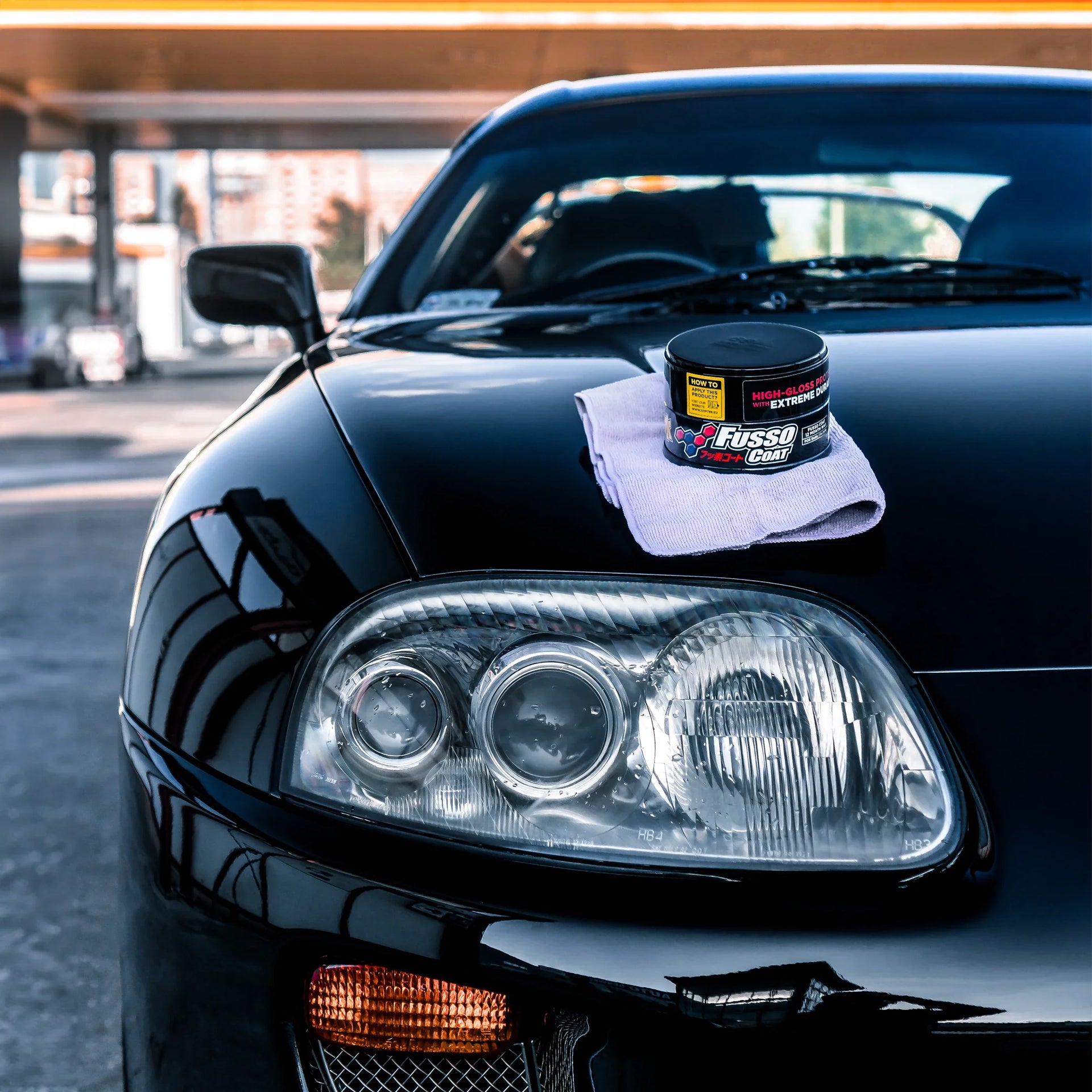 Twardy wosk SOFT99 New Fusso Coat 12 Months Wax Dark + Light zestaw - obrazek 3