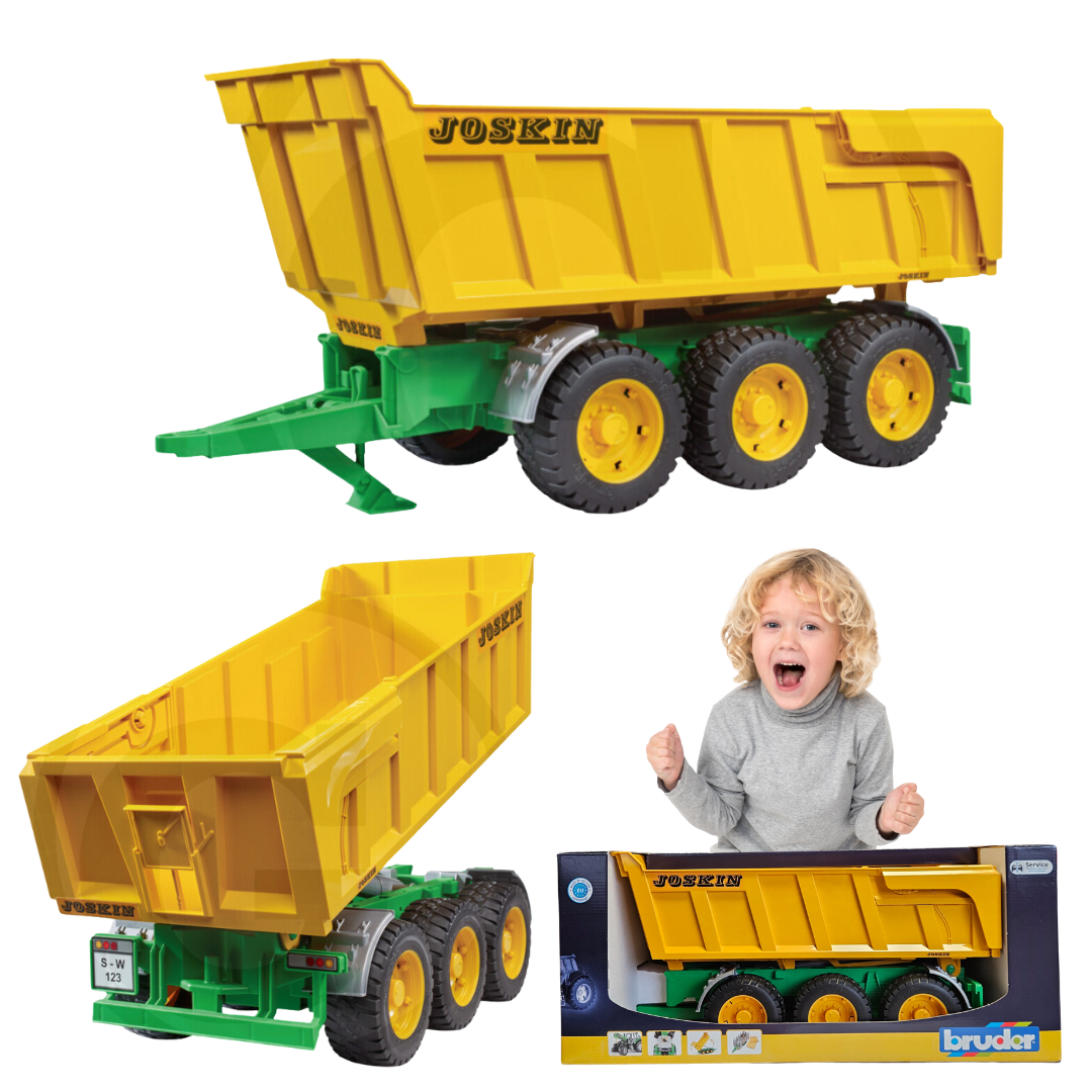 Bruder 02212 Joskin Przyczepa Wywrotka 1:16 - obrazek 6