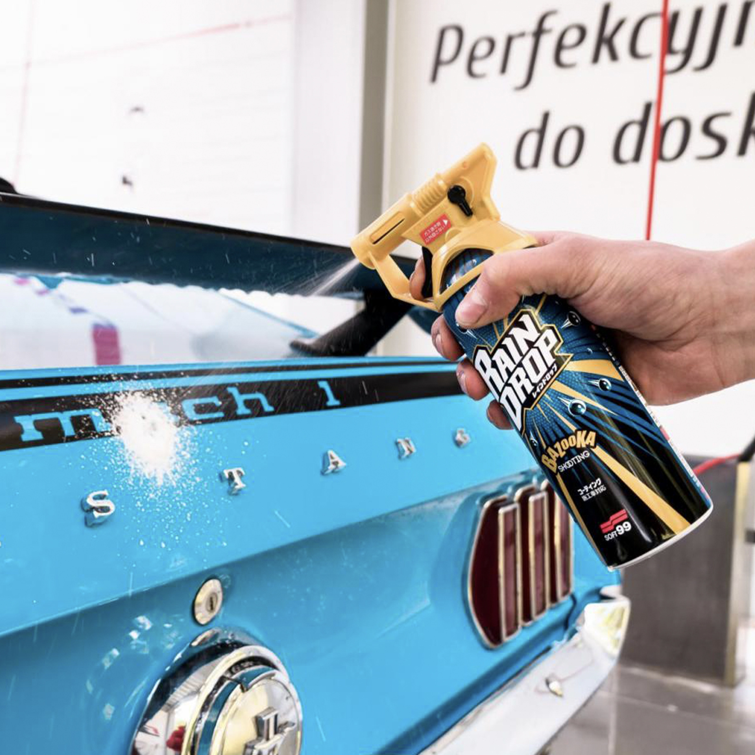 Twardy wosk SOFT99 Authentic Premium Carnauba + Rain Drop +mikrofibra+ rękawiczki - obrazek 2