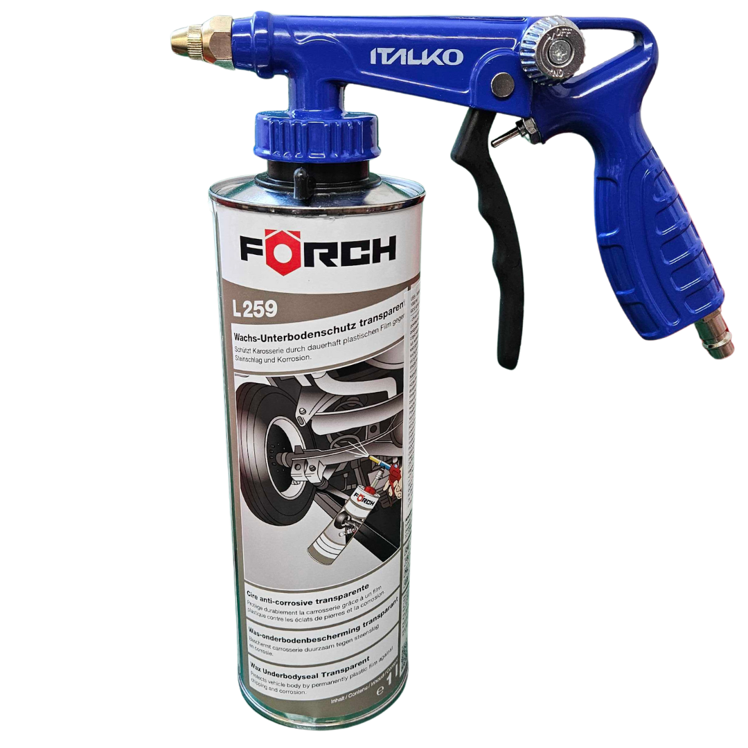 5x Wosk ochronny do podwozi Forch L259 1L x + PISTOLET z regulacją wtryskiwania - obrazek 5