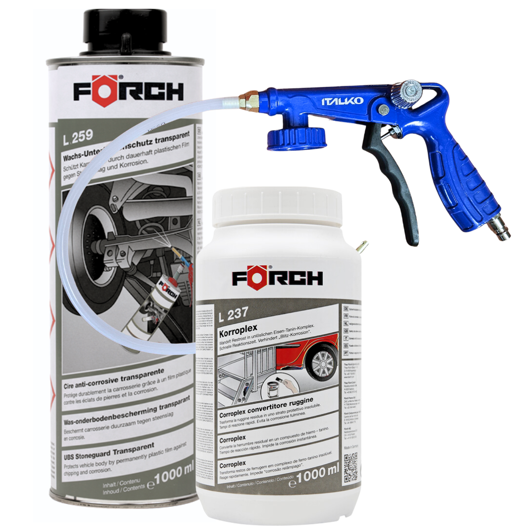 Kompletny Zestaw do Antykorozji i Konserwacji Podwozia FORCH L237 L259