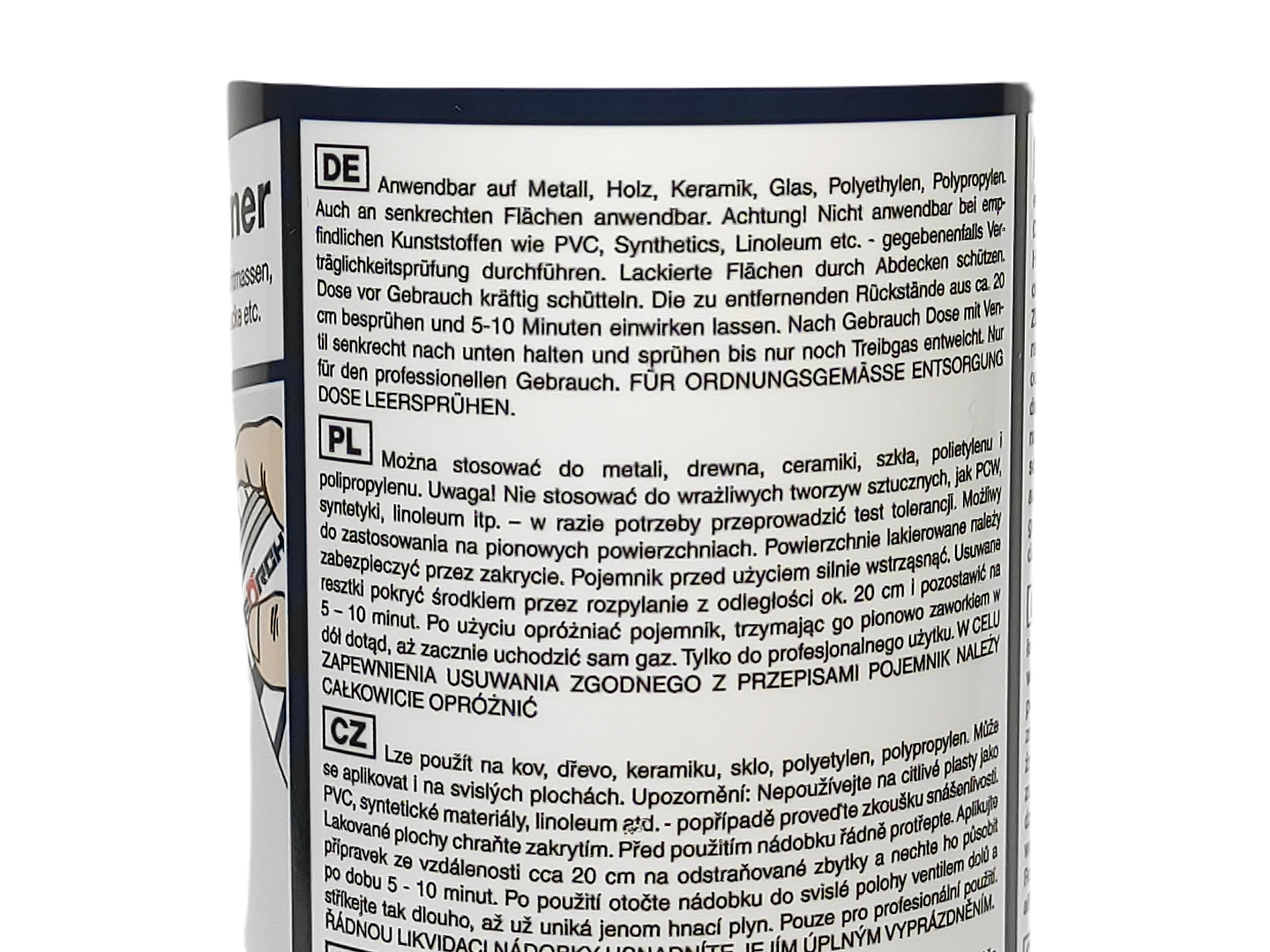 Zmywacz do uszczelek kleju żywicy Forch R580 - obrazek 2