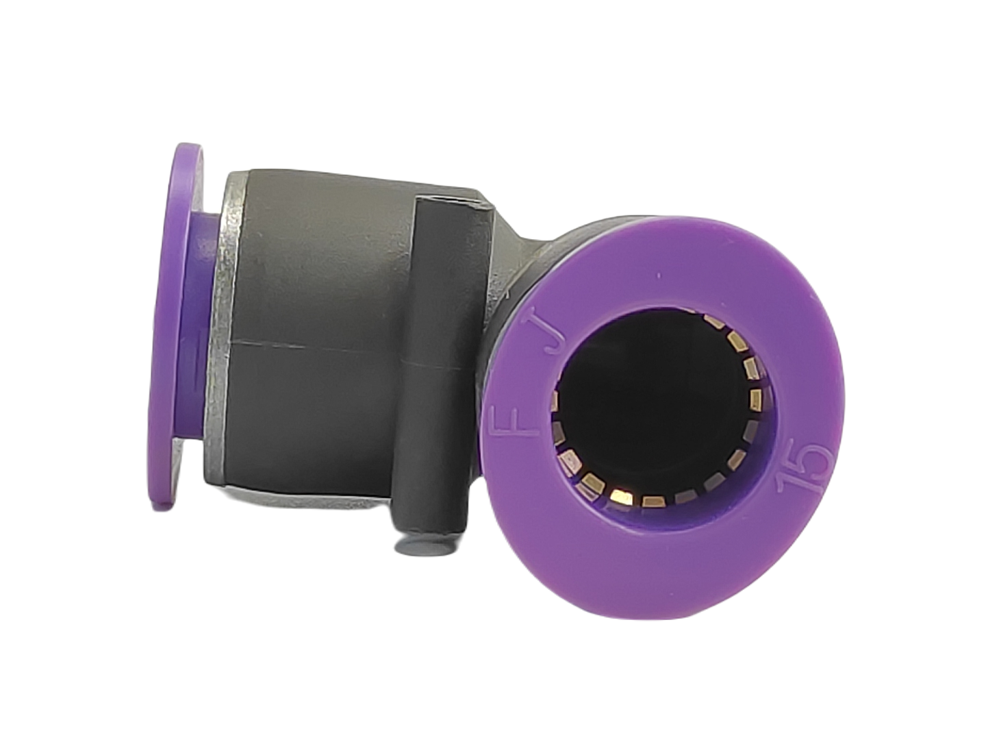 Szybkozłącze tekalanu fi-15 kątowe plastik - obrazek 2