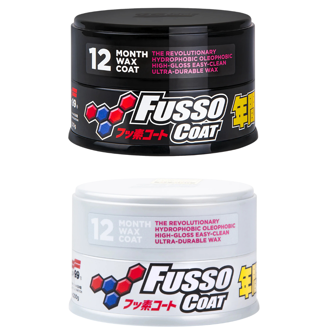 Twardy wosk SOFT99 New Fusso Coat 12 Months Wax Dark + Light zestaw