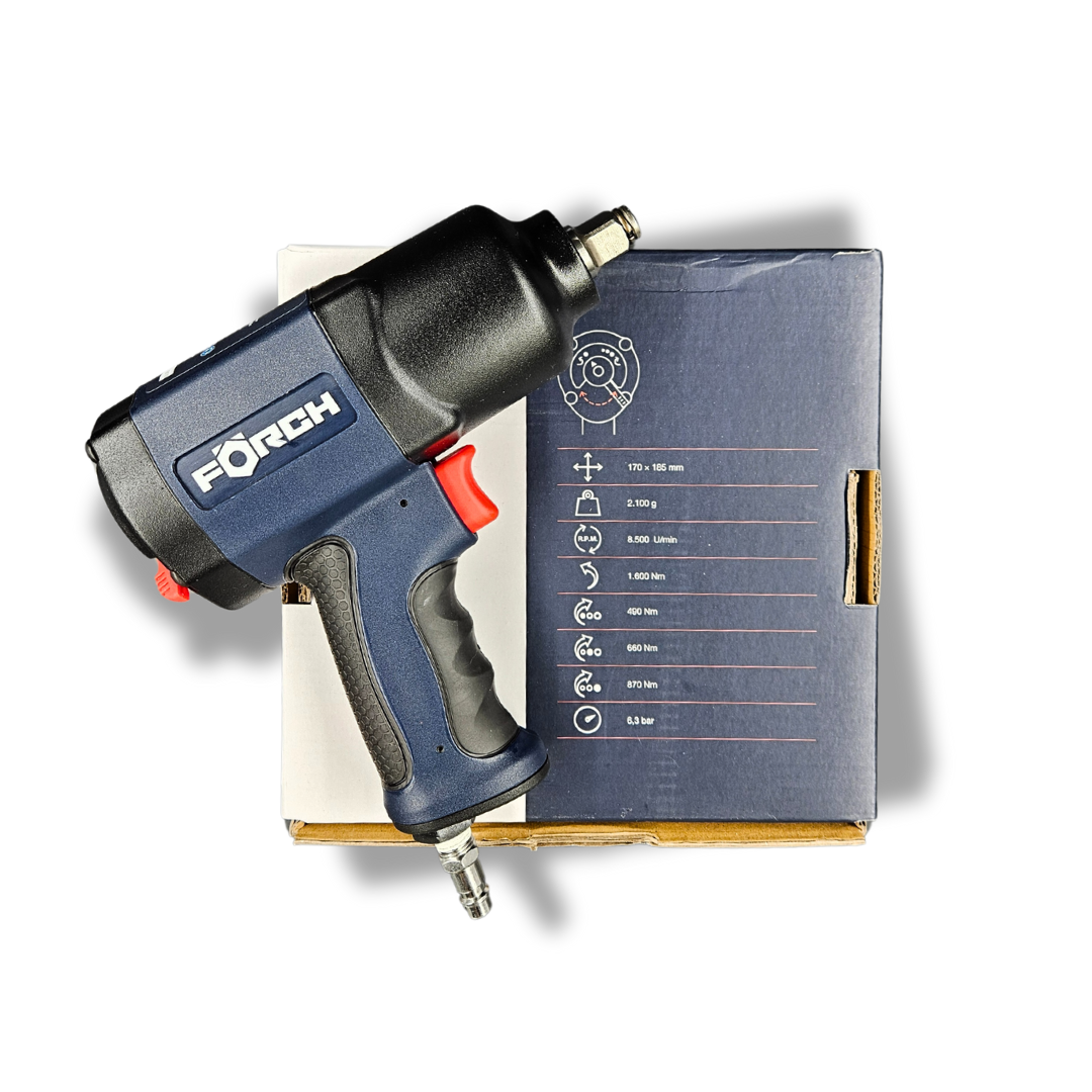 Klucz udarowy 1.600nm 6,3 bar POWER TWIN HAMMER FORCH - obrazek 4