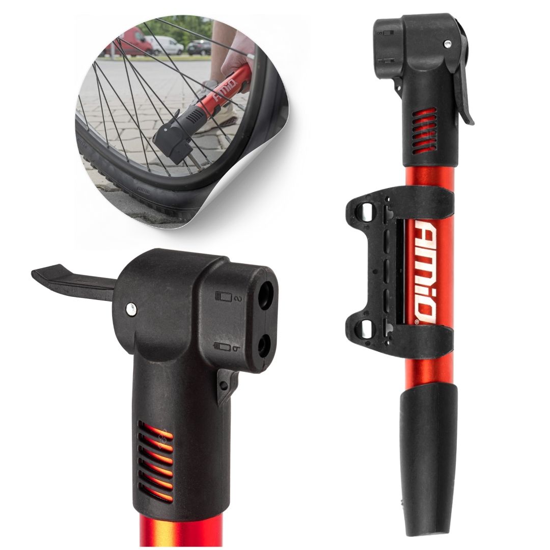 Pompka ręczna rowerowa PU01 Amio