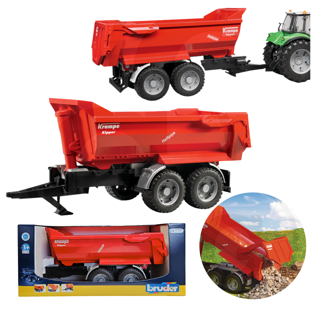 Przyczepa budowlana zabawka