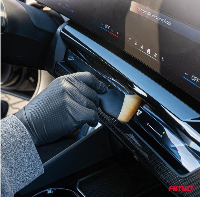 Zestaw pędzli detailingowych do czyszczenia wnętrza 4 szt - obrazek 2