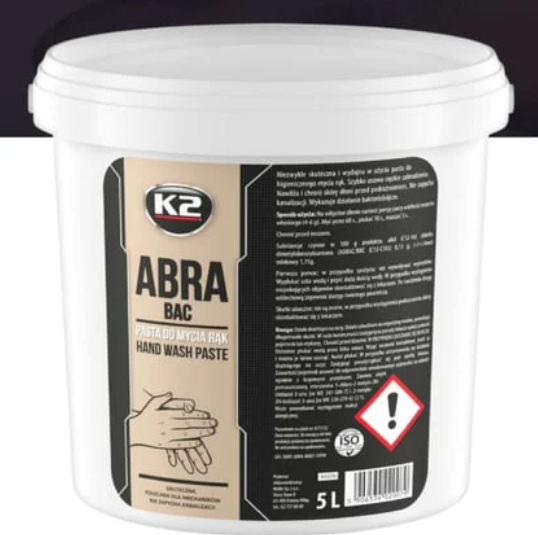 Pasta bhp do mycia rąk 5 L K2 Abra - obrazek 2