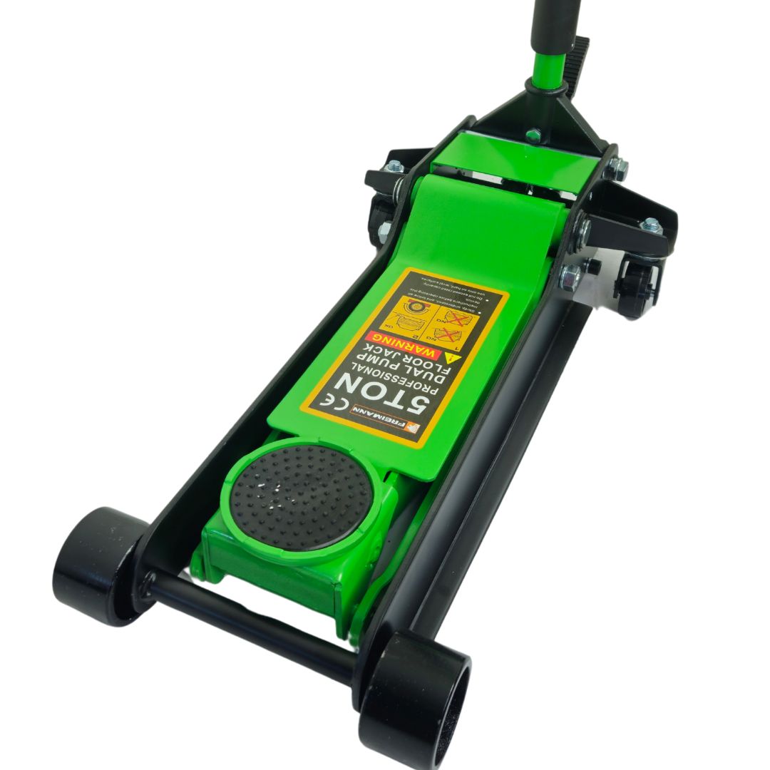 PODNOŚNIK HYDRAULICZNY SAMOCHODOWY ŻABA 5T ZIELONY NISKOPROFILOWY - obrazek 4