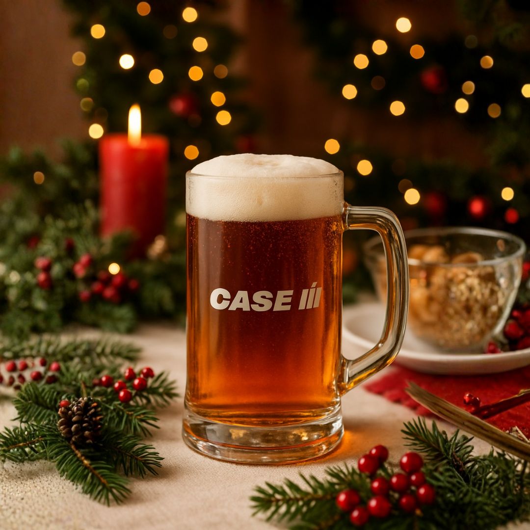 ŚWIĄTECZNY ZESTAW PREZENTOWY DLA ROLNIKA CASE IH - KUFEL+CZAPKA ZIMOWA+BRELOK+OKULARY+OTWIERACZ - obrazek 2