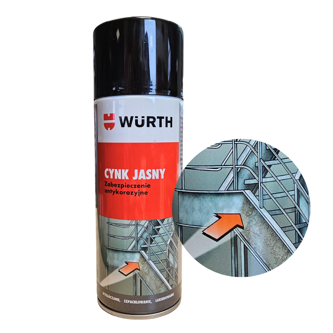 Cynk jasny 400ml WURTH