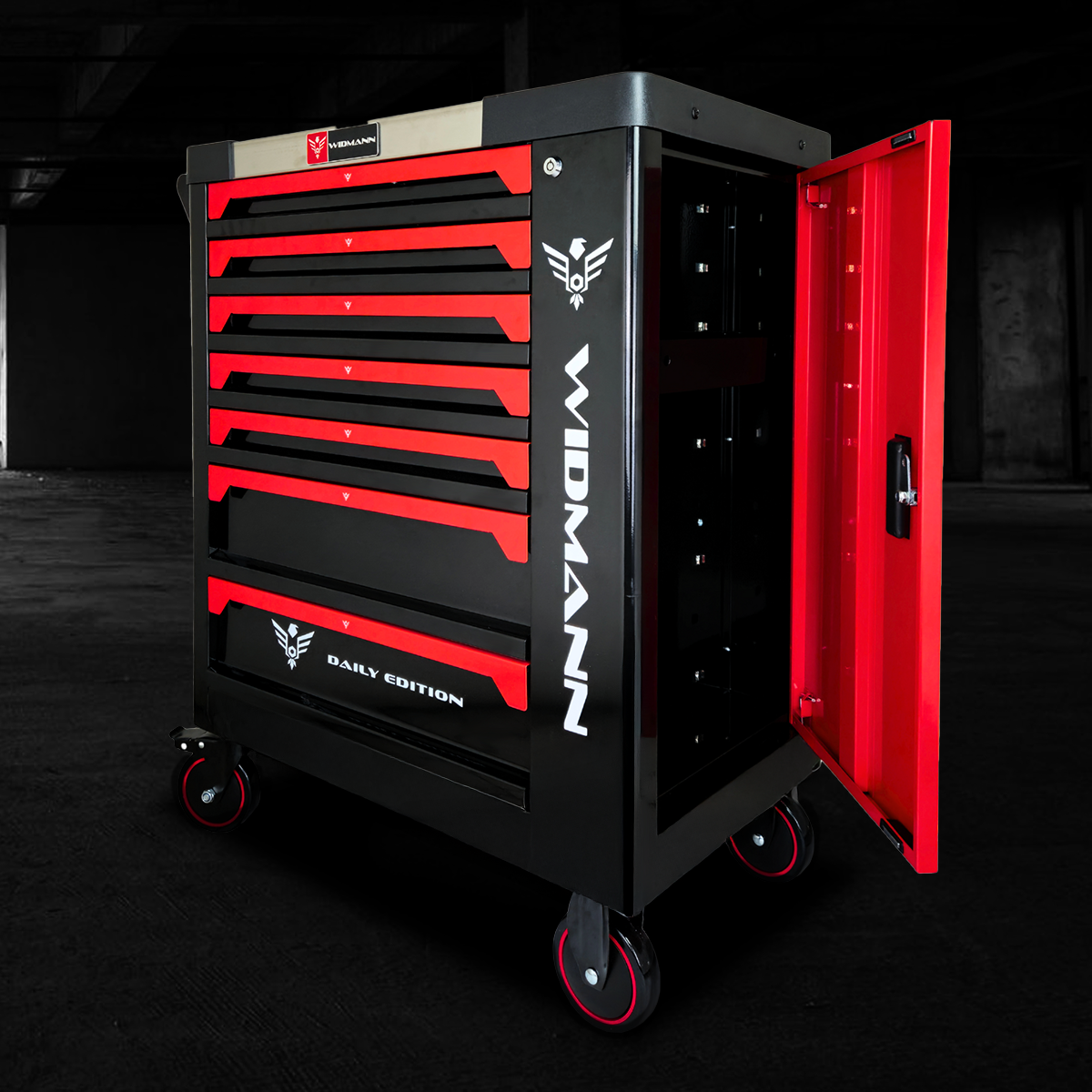 SZAFKA NARZĘDZIOWA WIDMANN WÓZEK NARZĘDZIOWY DAILY EDITION 5 SZUFLAD 201 SZT - obrazek 5