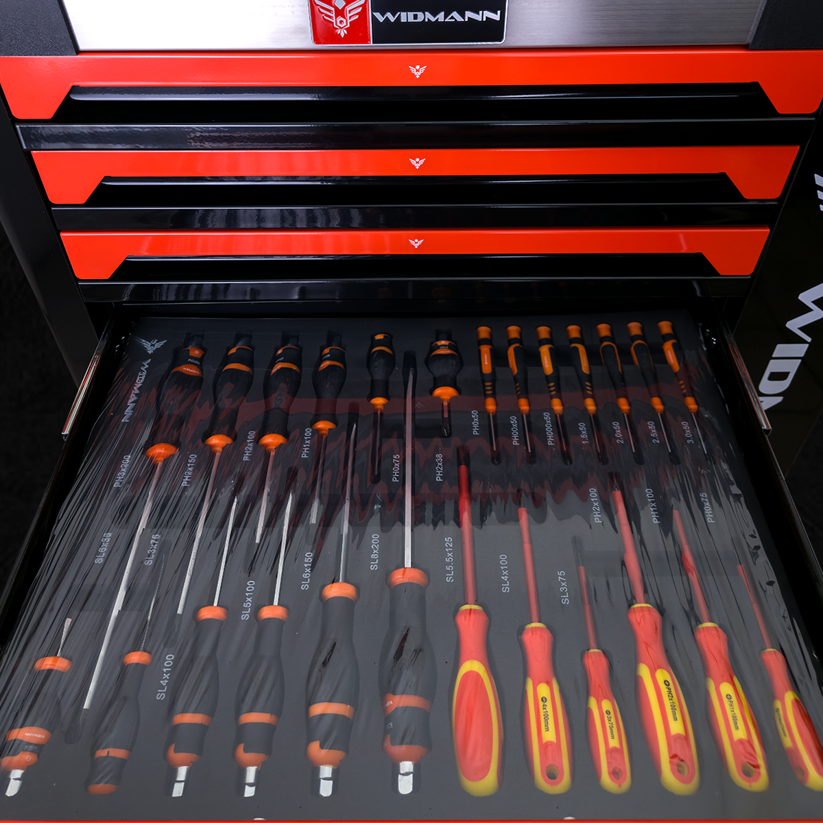 SZAFKA NARZĘDZIOWA WIDMANN WÓZEK NARZĘDZIOWY DAILY EDITION 5 SZUFLAD 201 SZT - obrazek 13