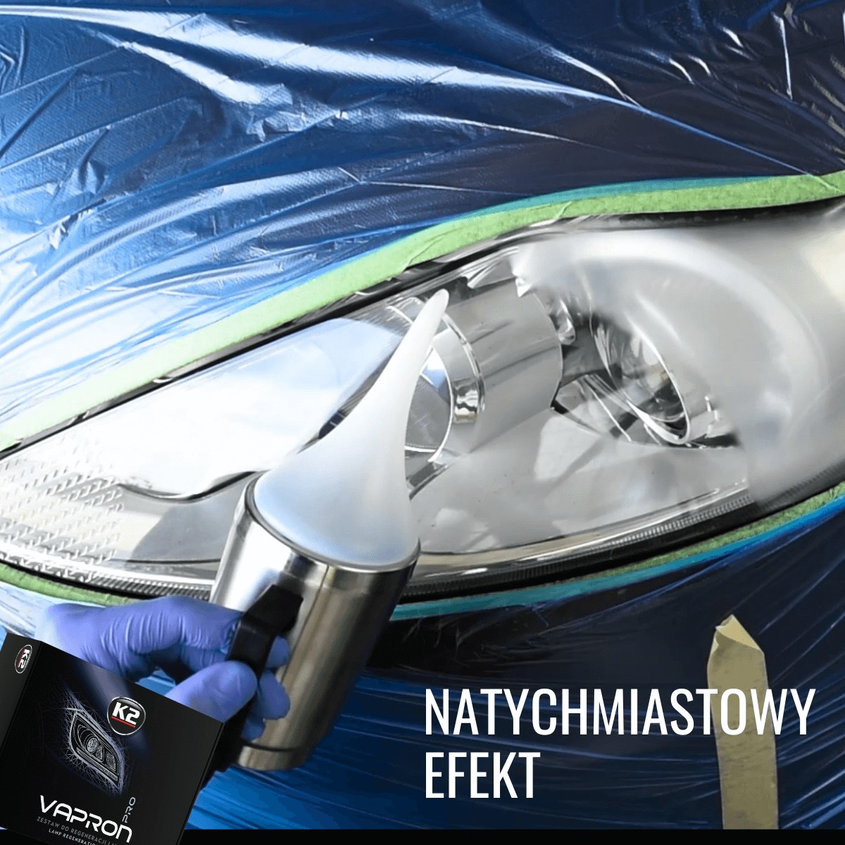 K2 VAPRON REFILL 600ml ZESTAW MIKROFIBRA + RĘKAWICZKI - obrazek 5