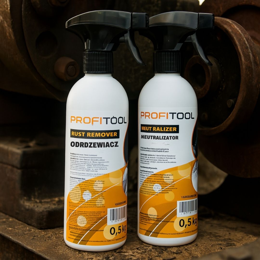 Odrdzewiacz + Neutralizator Rdzy Zestaw Profitool - obrazek 2