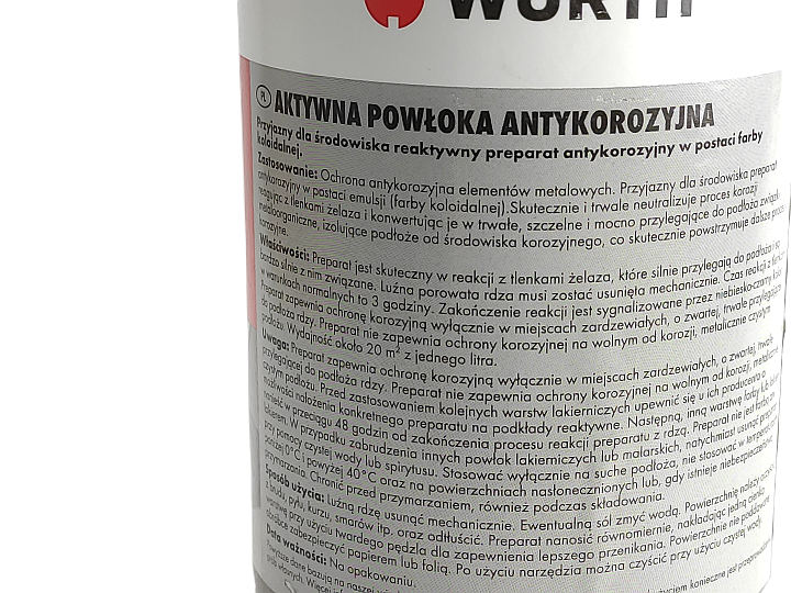 Aktywna powłoka antykorozyjna WURTH 250ml - obrazek 2