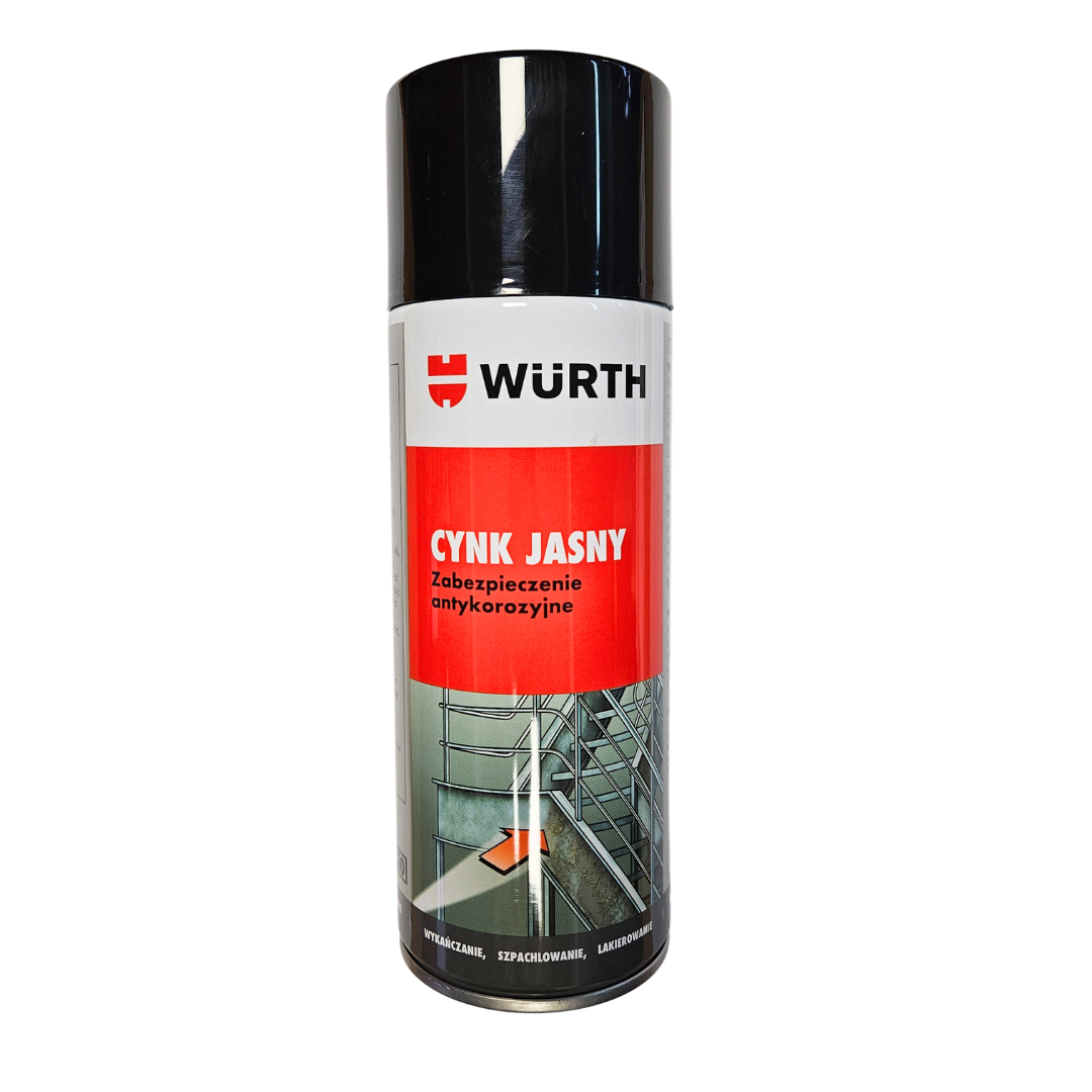 Cynk jasny 400ml WURTH - obrazek 2