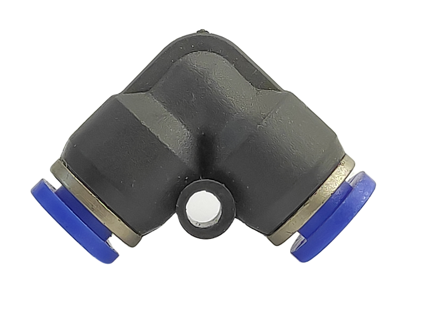 Szybkozłącze tekalanu fi-8 kątowe plastik