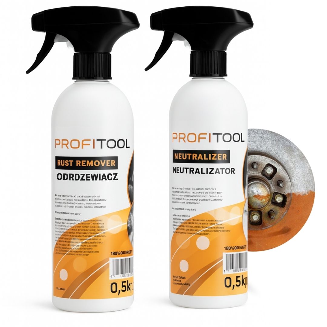 Odrdzewiacz + Neutralizator Rdzy Zestaw Profitool
