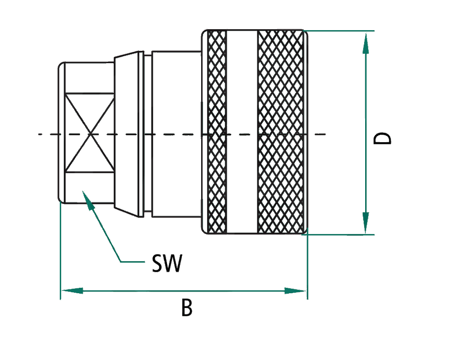 Szybkozłącze hydrauliki euro gniazdo M18 wewnętrzny Faster - obrazek 5