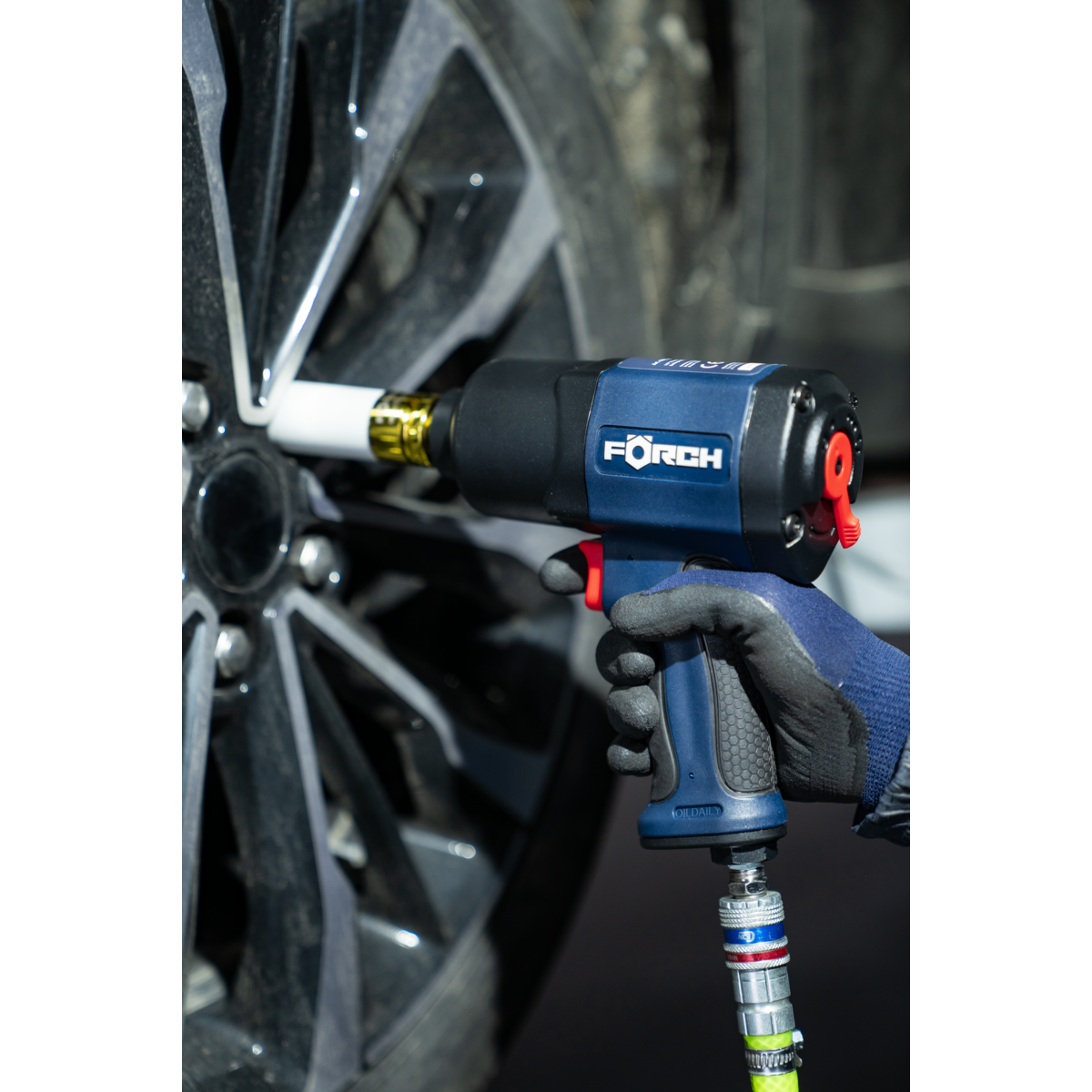 Klucz udarowy 1.600nm 6,3 bar POWER TWIN HAMMER FORCH - obrazek 6