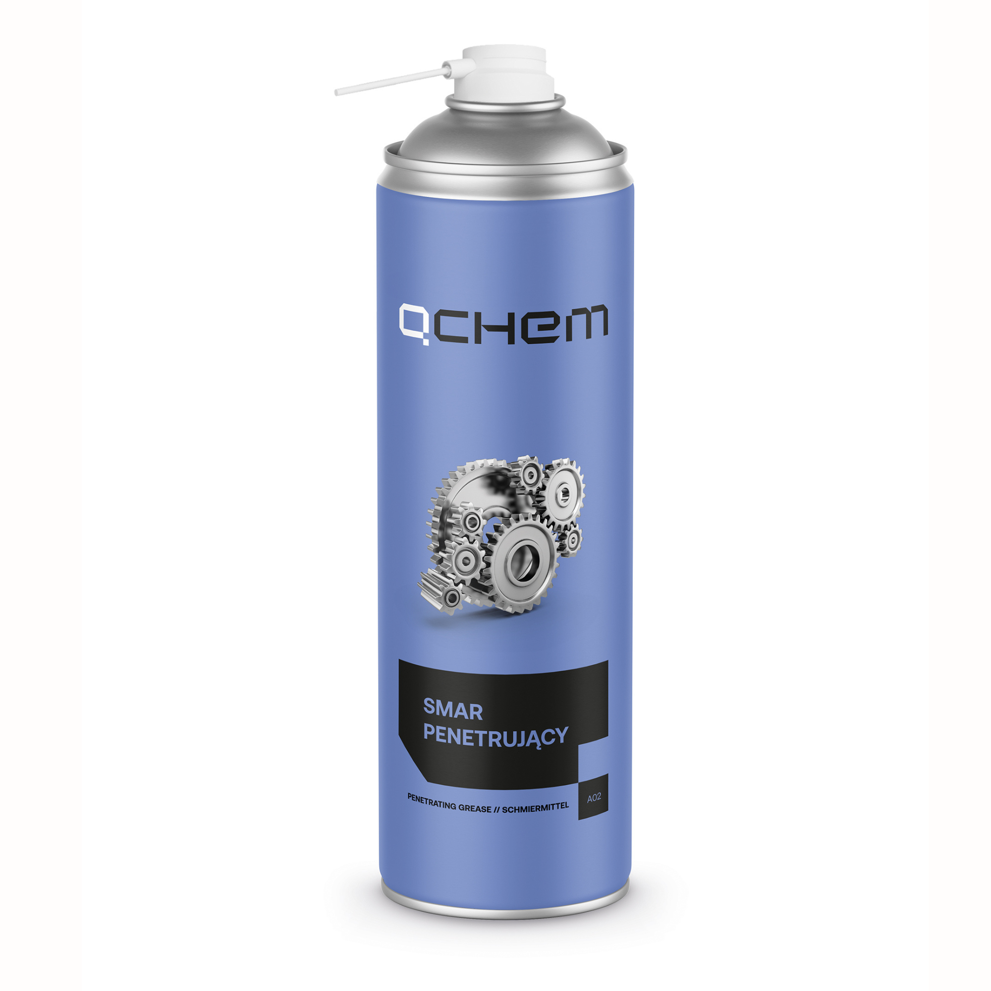 Smar penetrujący QCHEM 500ml – spray techniczny do maszyn i pojazdów - obrazek 2