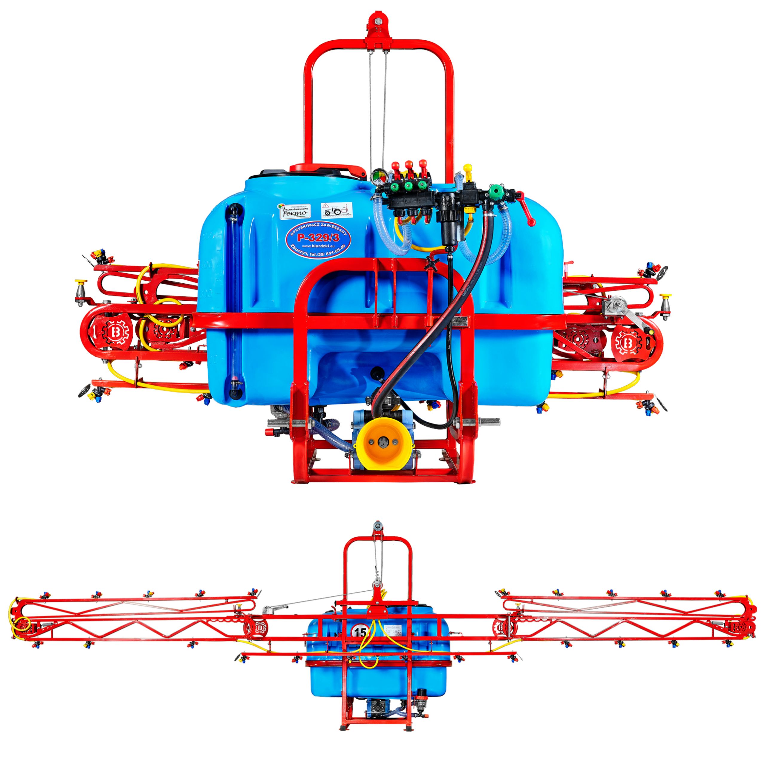 Opryskiwacz zawieszany 600L Biardzki – Belka 12 m - obrazek 5