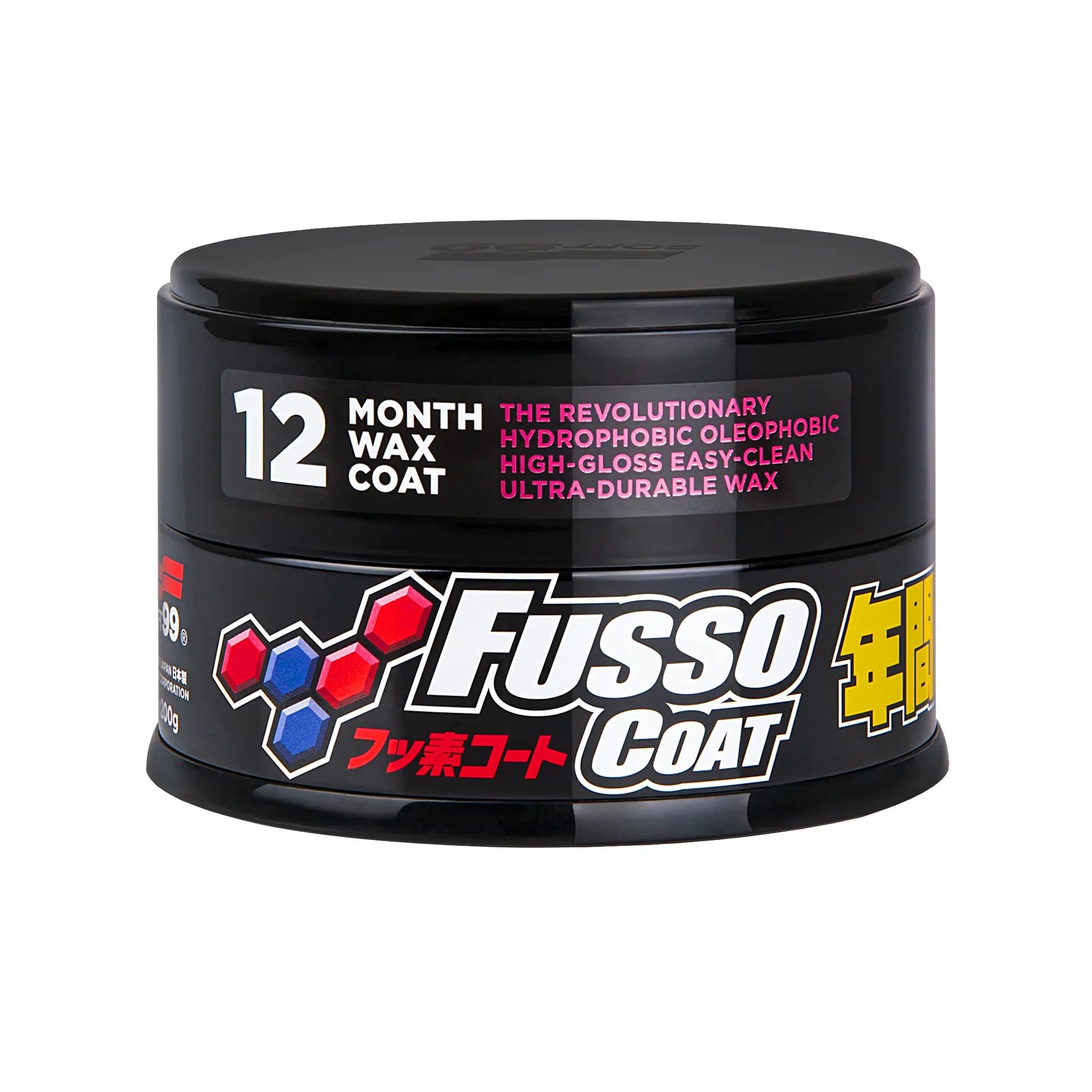 Twardy wosk SOFT99 New Fusso Coat 12 Months Wax Dark 200g