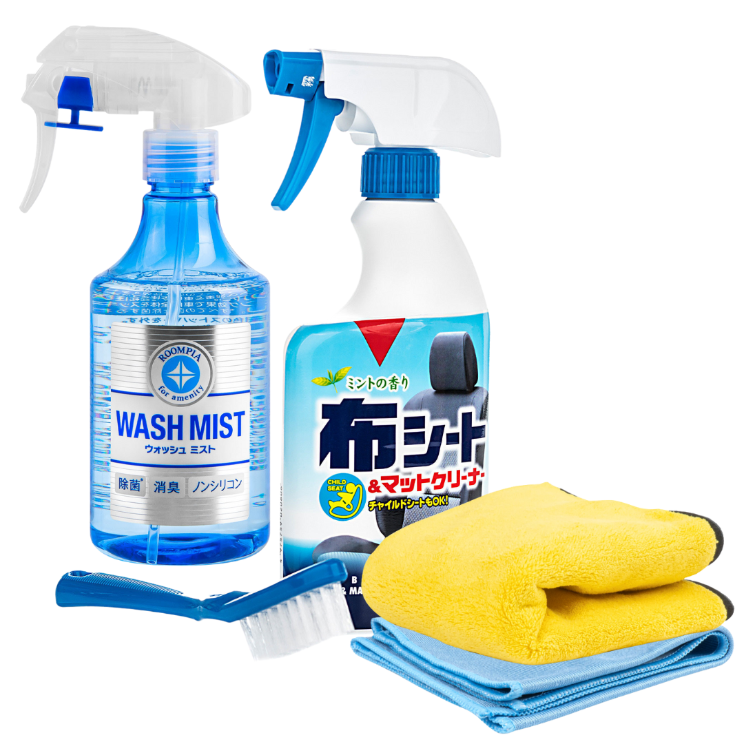 SOFT99 New Fabric seat Cleaner szczotka gratis + SOFT99 Wash Mist 300ml + mikrofibra - obrazek 7