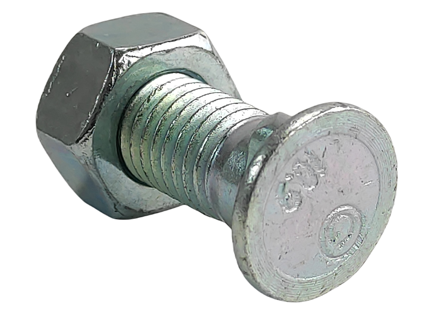 Śruba płużna z noskami i nakrętką M12x30 - obrazek 2