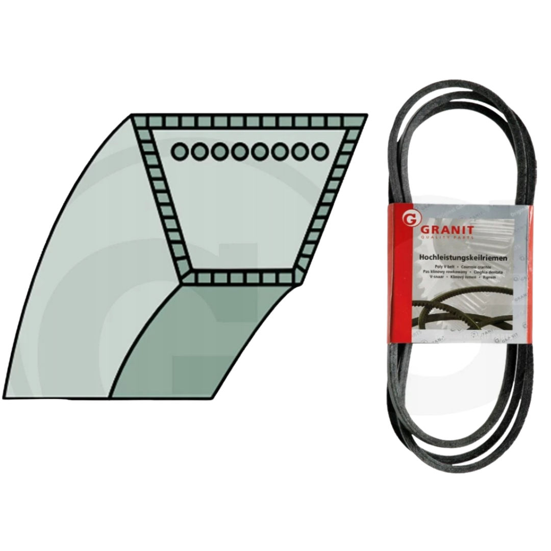 Pasek klinowy do kosiarki CASTEL GARDEN TC102, TCP102, TCR102, TCB