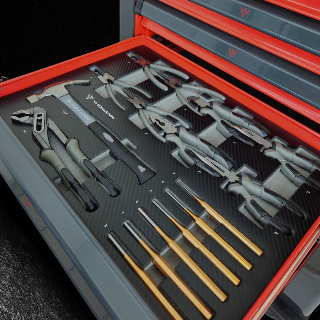 SZAFKA NARZĘDZIOWA Z WYPOSAŻENIEM 272 EL. WIDMANN STEEL TOP 7/7 SZUFLAD - obrazek 9