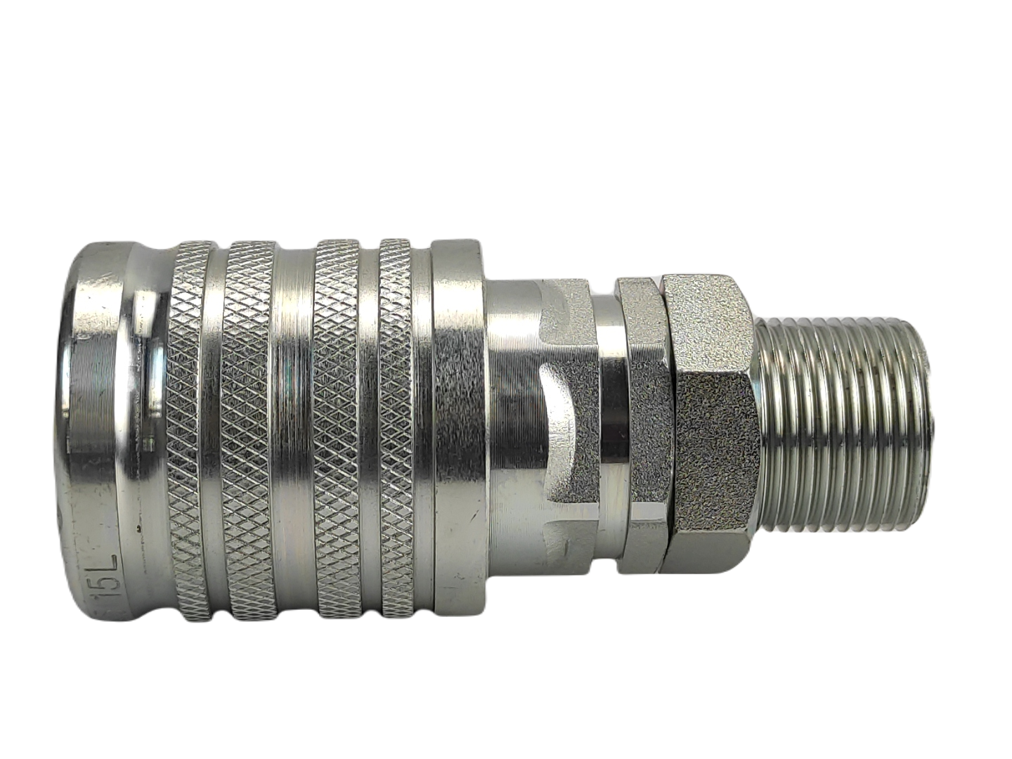 Szybkozłącze hydrauliki gniazdo M22 długie - obrazek 5