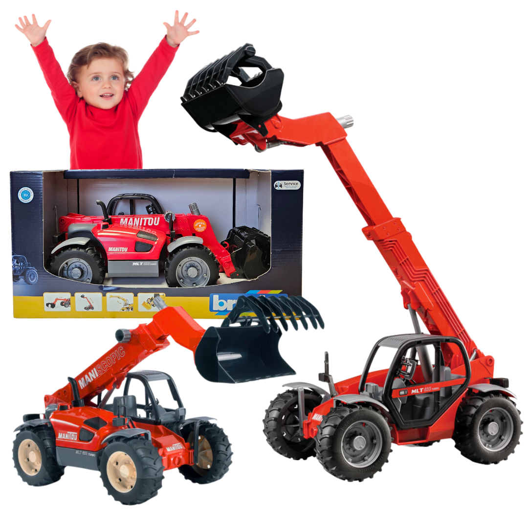 Bruder Ładowarka teleskopowa Manitou MLT 633 - obrazek 4