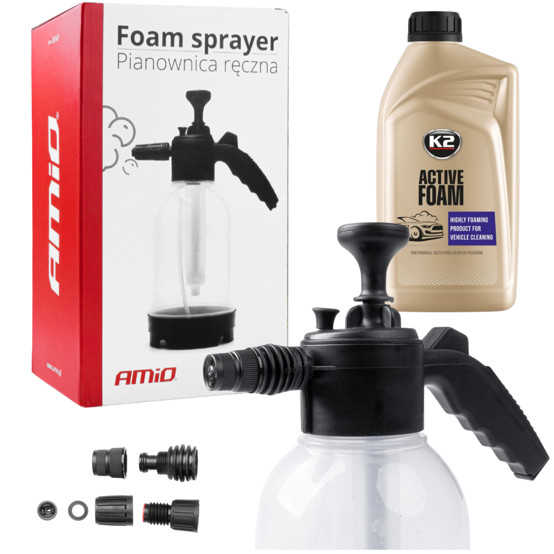 Pianownica Ręczna Ciśnieniowa 2l + Piana Aktywna Do Mycia Samochodu K2 1L - obrazek 13