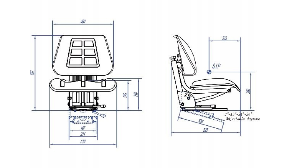 Siedzenie do Ursus C330, C360 - obrazek 2