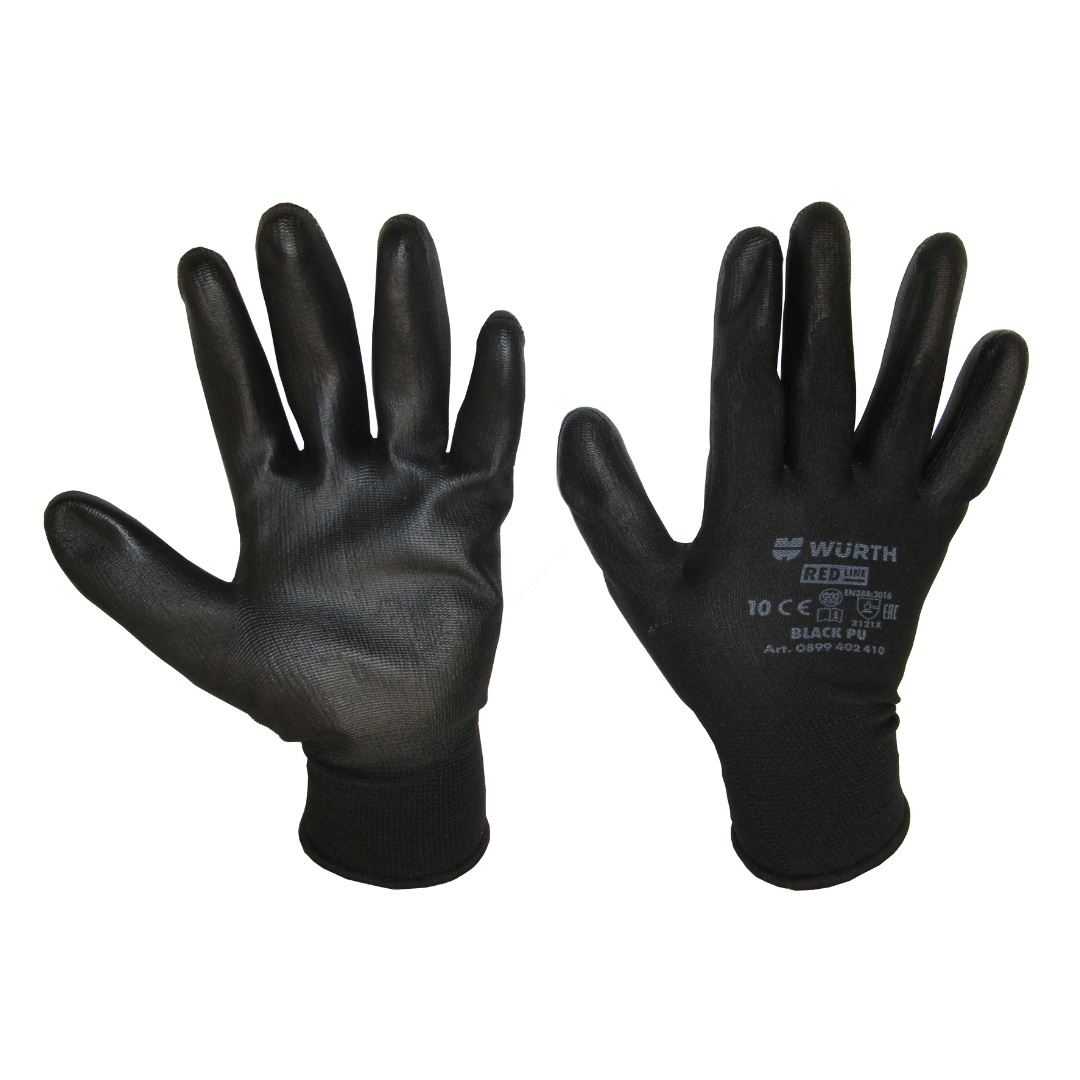 Rękawice ochronne RED LINE Czarne rozm. 10 - obrazek 3