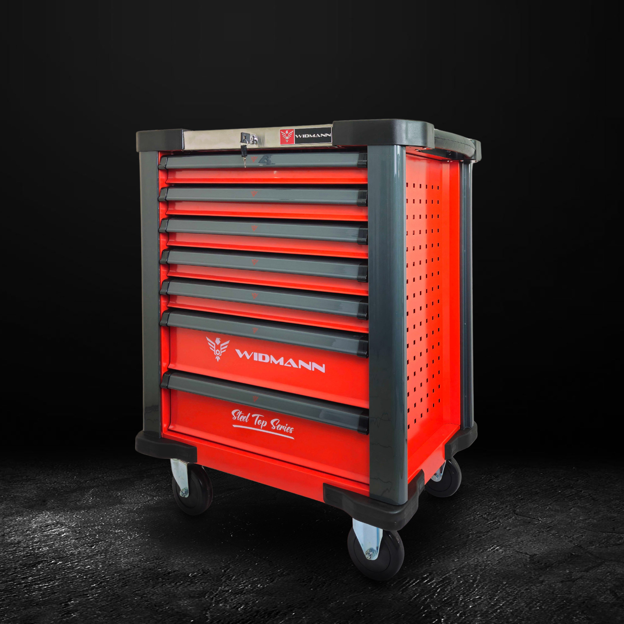 SZAFKA NARZĘDZIOWA Z WYPOSAŻENIEM 272 EL. WIDMANN STEEL TOP 7/7 SZUFLAD - obrazek 2