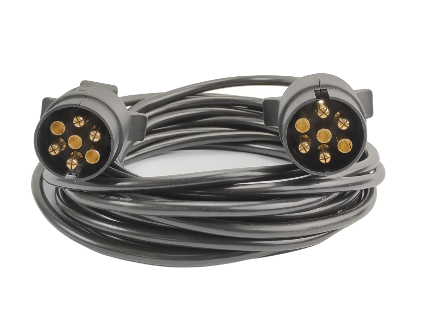 Przewód elektryczny 7 m przyczepa 2x wtyczka