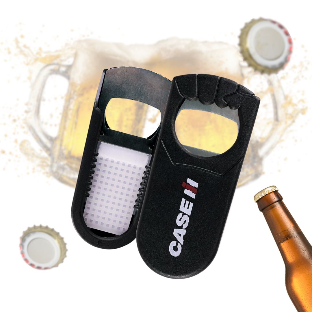 ŚWIĄTECZNY ZESTAW PREZENTOWY DLA ROLNIKA CASE IH - KUFEL+CZAPKA ZIMOWA+BRELOK+OKULARY+OTWIERACZ - obrazek 9