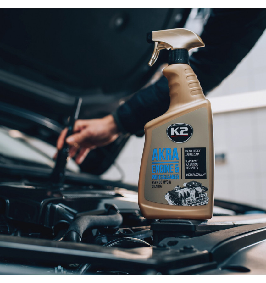 K2 AKRA 750ML+ATOMIZER – płyn do mycia silnika - obrazek 3