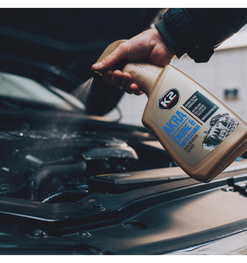 K2 AKRA 750ML+ATOMIZER – płyn do mycia silnika - obrazek 2