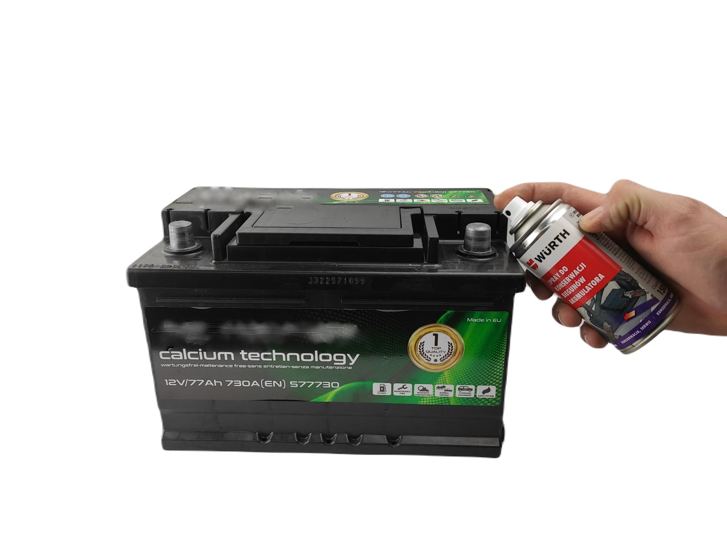 Wurth spray do konserwacji biegunów akumulatora - obrazek 4