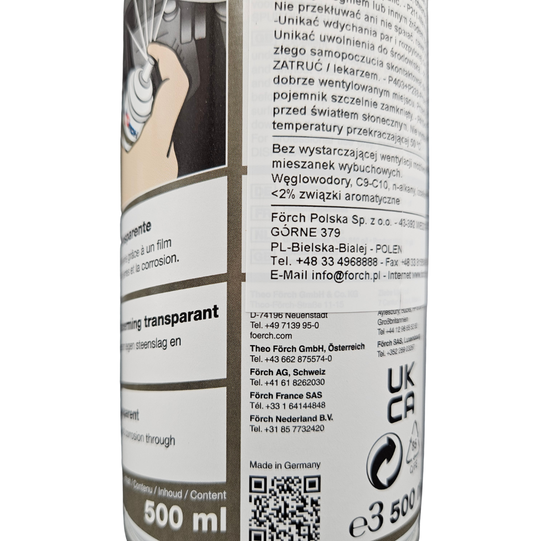 Wosk do podwozia Forch L259 SPRAY 500ml - obrazek 3