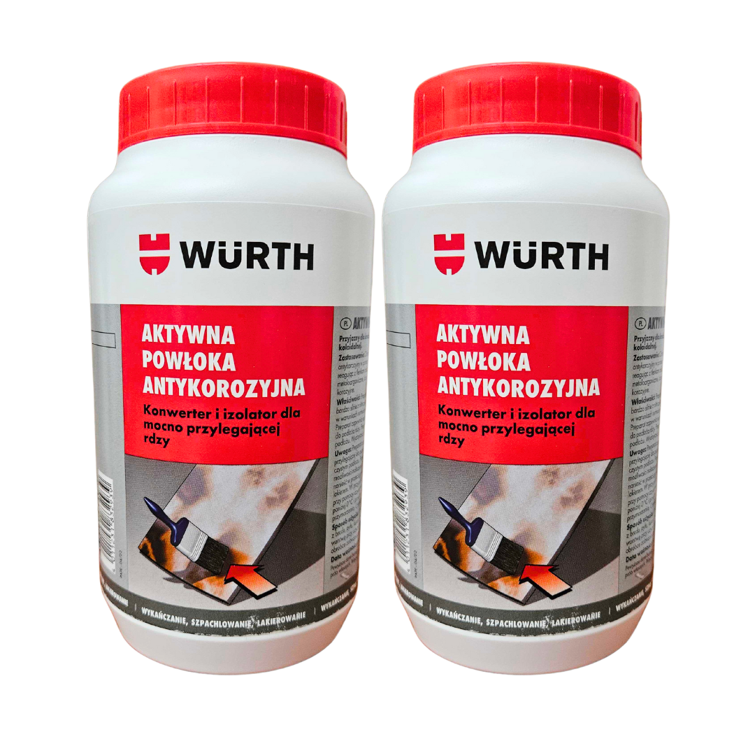 AKTYWNA POWŁOKA ANTYKOROZYJNA NA RDZĘ WURTH 1L ZESTAW 2 szt. - obrazek 5