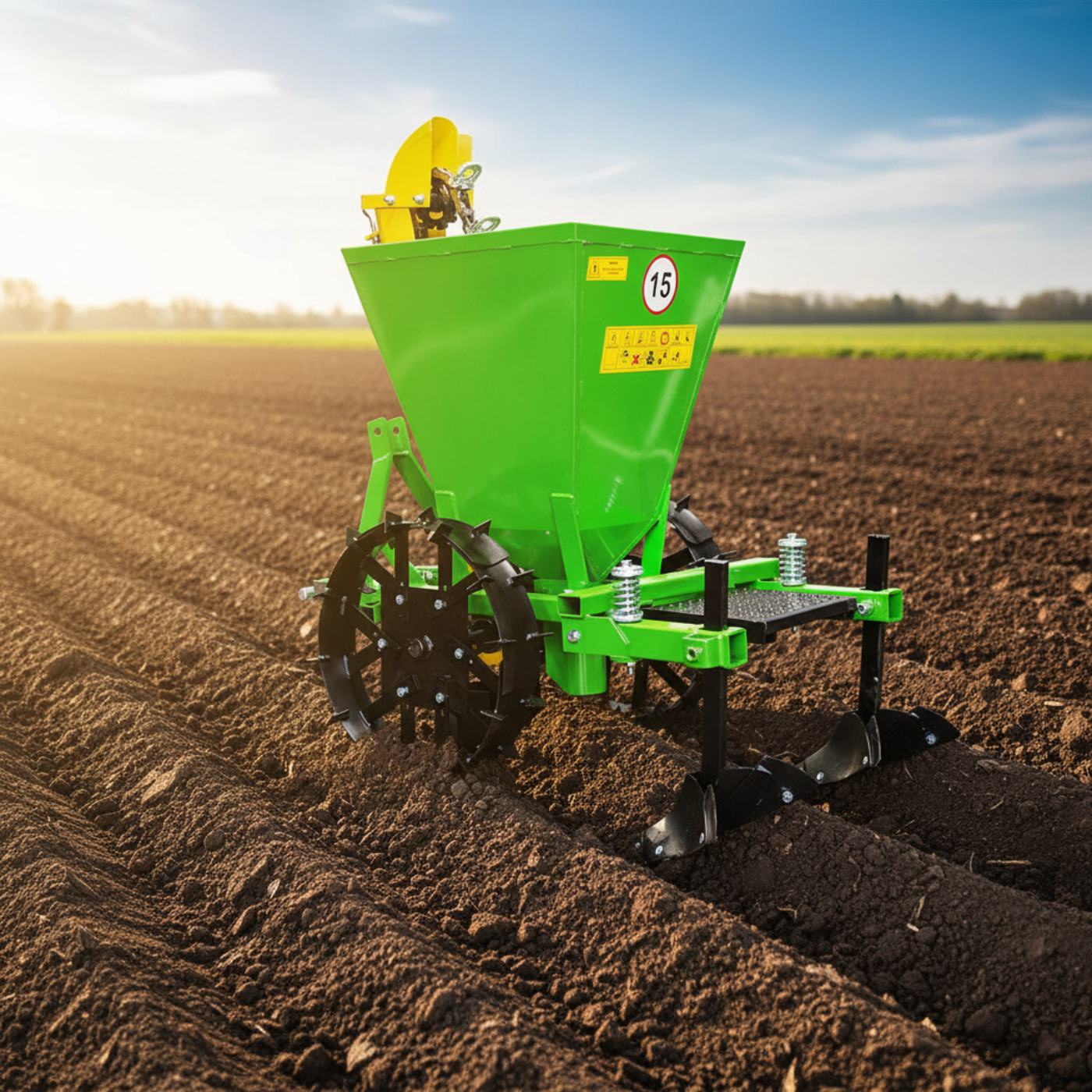 Sadzarka do ziemniaków 1- i 2-rzędowa S245 / S245/2 – Polska, solidna, z koszykami metalowymi - obrazek 4