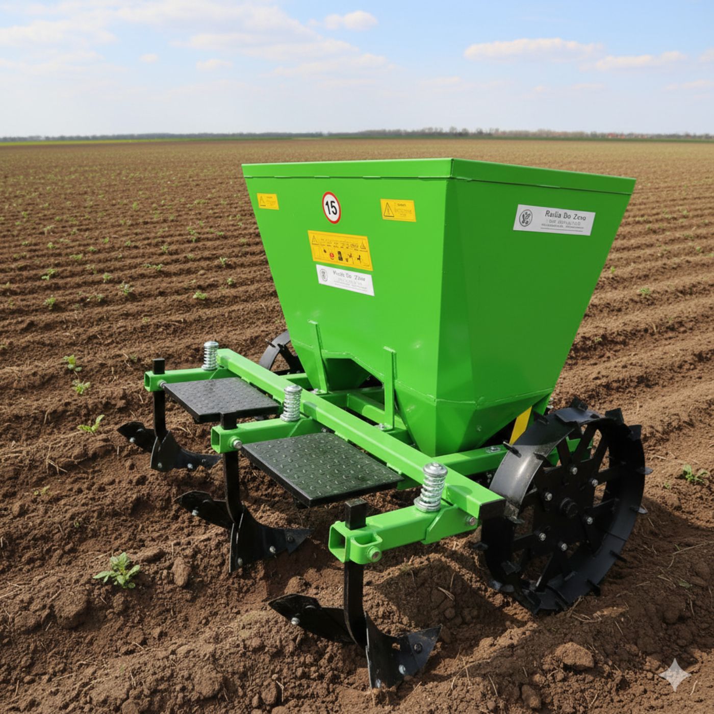 Sadzarka do ziemniaków 1- i 2-rzędowa S245 / S245/2 – Polska, solidna, z koszykami metalowymi